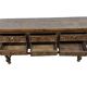 Vintage brutalist wooden cabinet / console / chest of drawers
