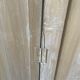 Trio of shutters louvers patina blue gray