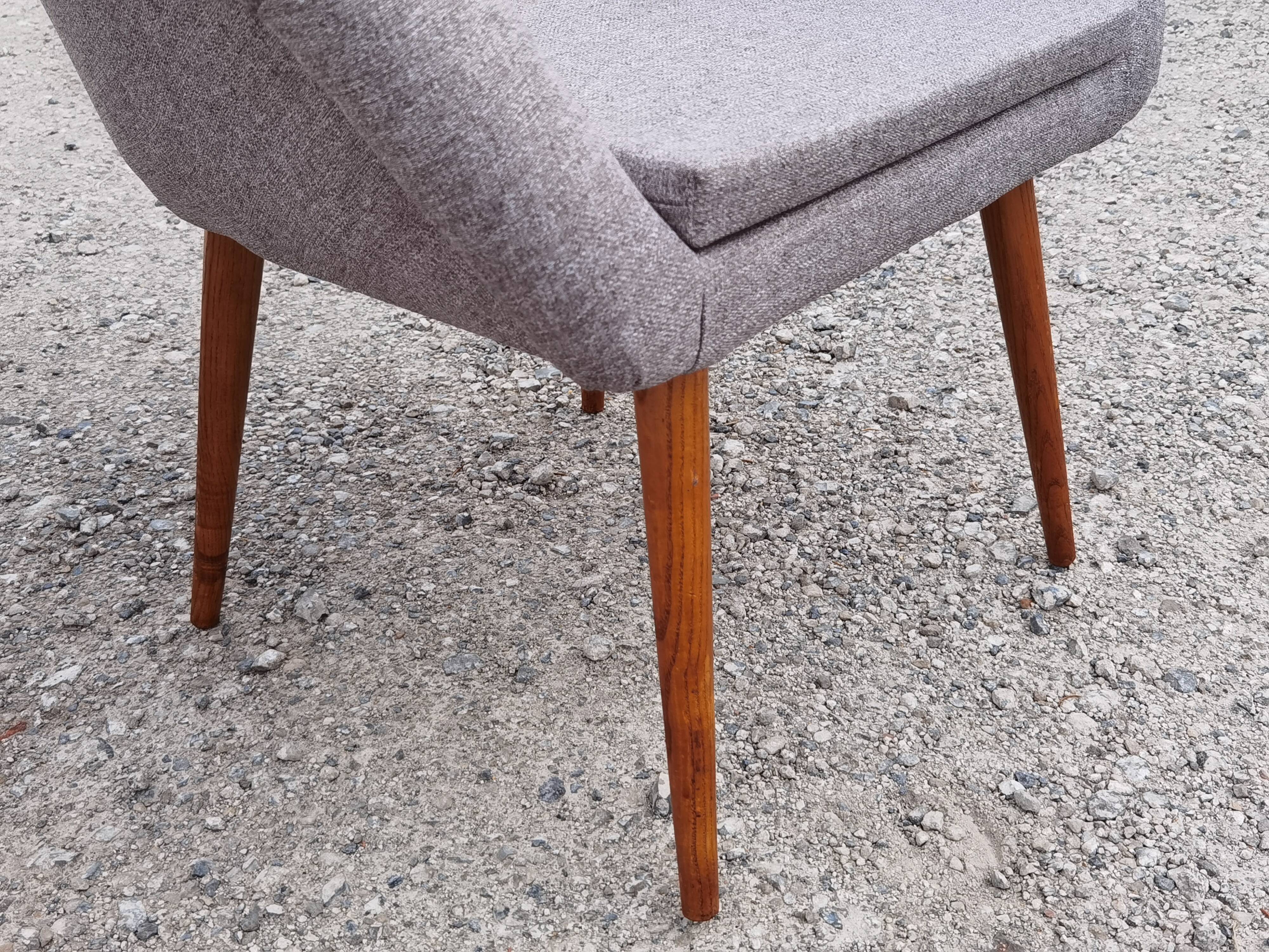 Pair of fiber armchair Miroslav Navratil gray