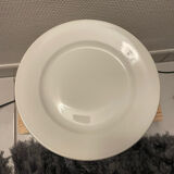 White porcelain plates
