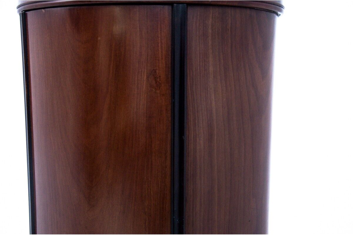 Bollard cabinet, Northern Europe, Biedermeier. Antique.