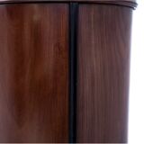 Bollard cabinet, Northern Europe, Biedermeier. Antique.