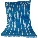 Blue moroccan carpet 300x193cm