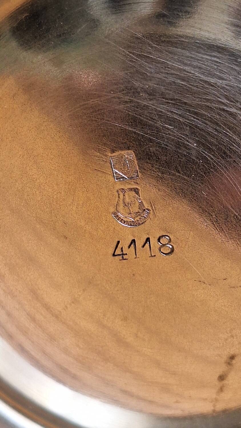 Christofle Gallia silver-plated chocolate cup