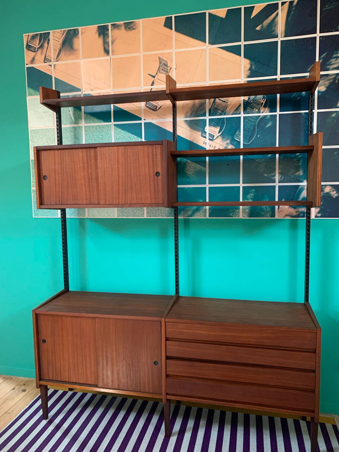 Bibliothèque vintage scandinave Olaio