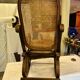 Fauteuil à bascule en bois