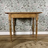 Desk or side table with turned legs