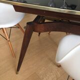 Crank dining table