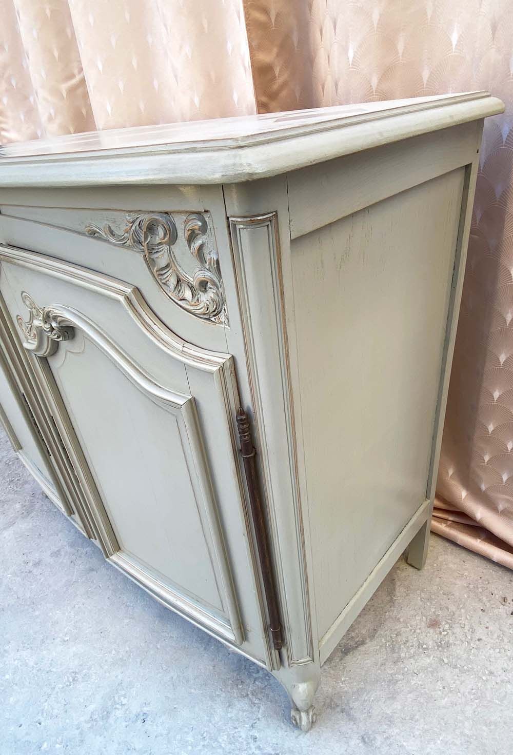Painted wooden sideboard
