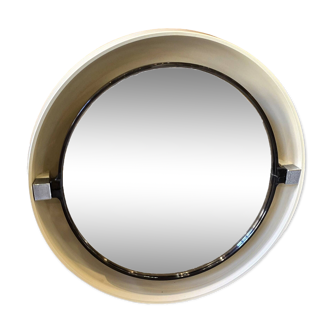 Vintage bathroom mirror allibert a41 backlit space age 1970