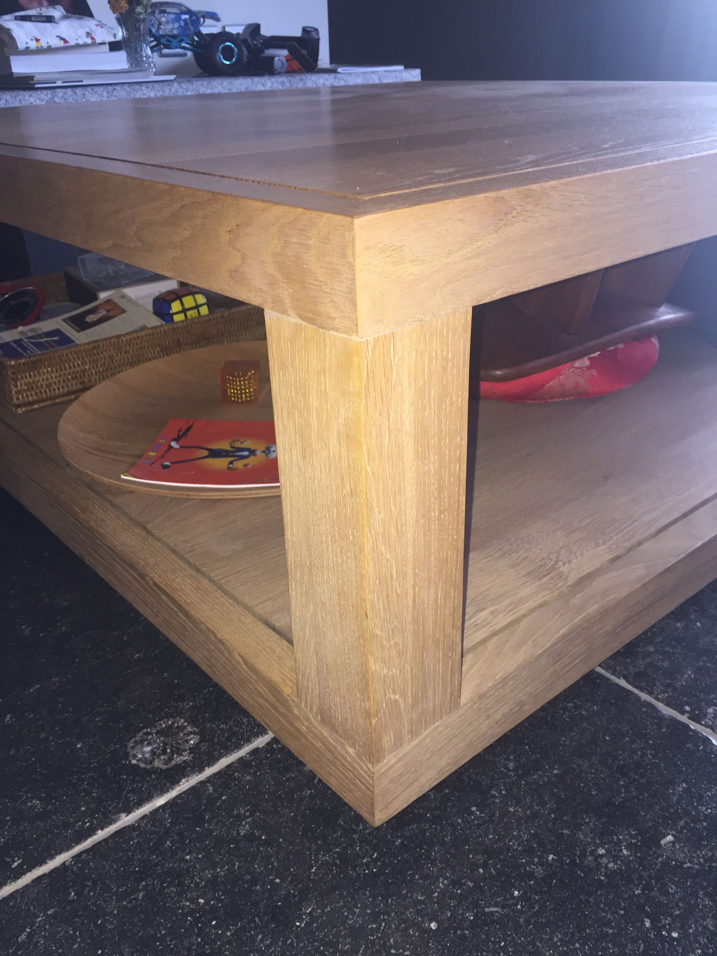 Ethnicraft solid oak coffee table