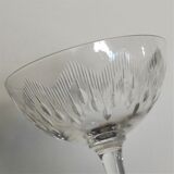 Crystal champagne glasses