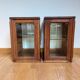 Lot de 2 vitrines