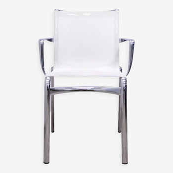 Bigframe 44/440 chair from alias with armrests and mesh white