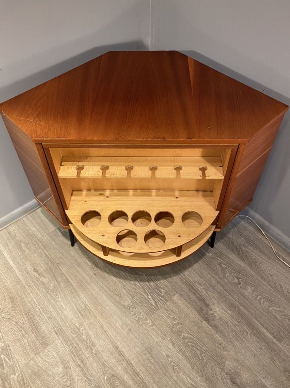 Vintage Swivel Corner Bar 1960s