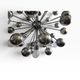Vintage chrome pendant lamp / sputnik chandelier cosack leuchten