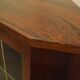 Corner display cabinet, rosewood veneer, Denmark 1970s