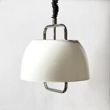 Pendant Lamp Harvey Guzzini with Large Acrylic Shade, 1970s