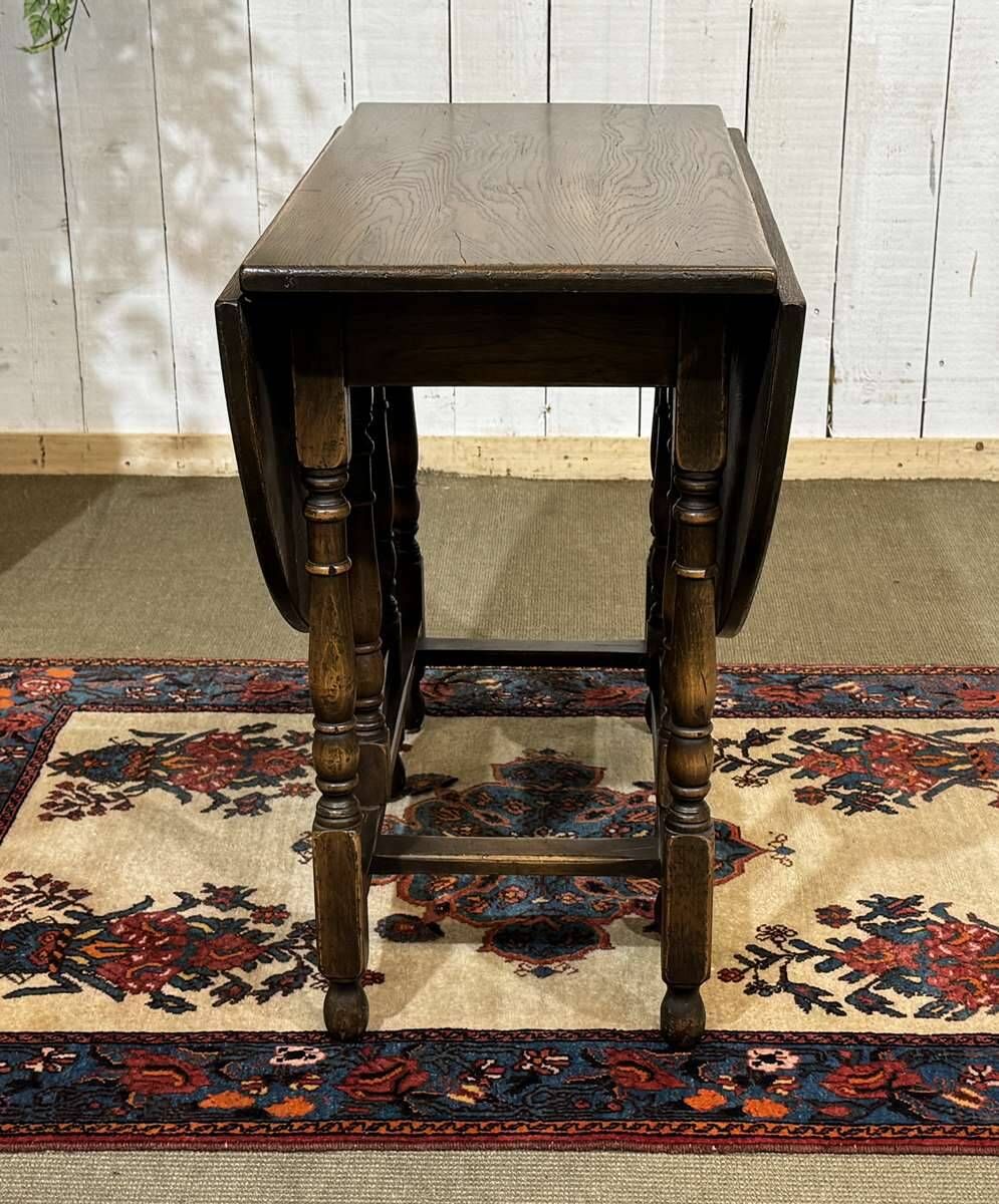 1950s oak gateleg table