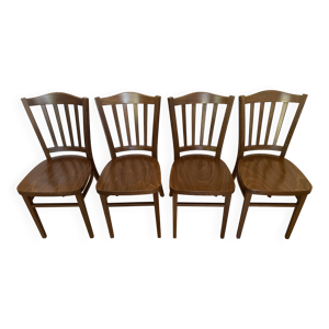 lot 4 chaises bistrot