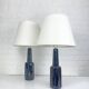 Pair of Einar Johansen ceramic table lamps, Soholm, Denmark, 1960s
