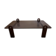 Vintage coffee table in smoked glass