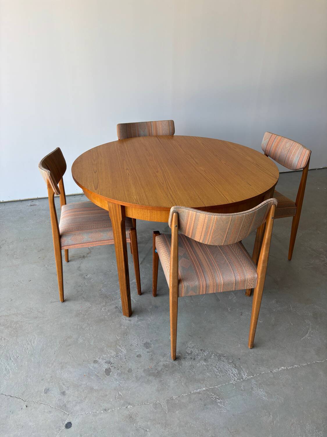 Dining table with extension for 6 people by LB Kofod Larsen vintage