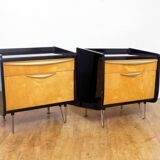Pair of vintage bedside tables
