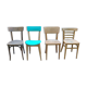 Lot of four old bistro chairs
