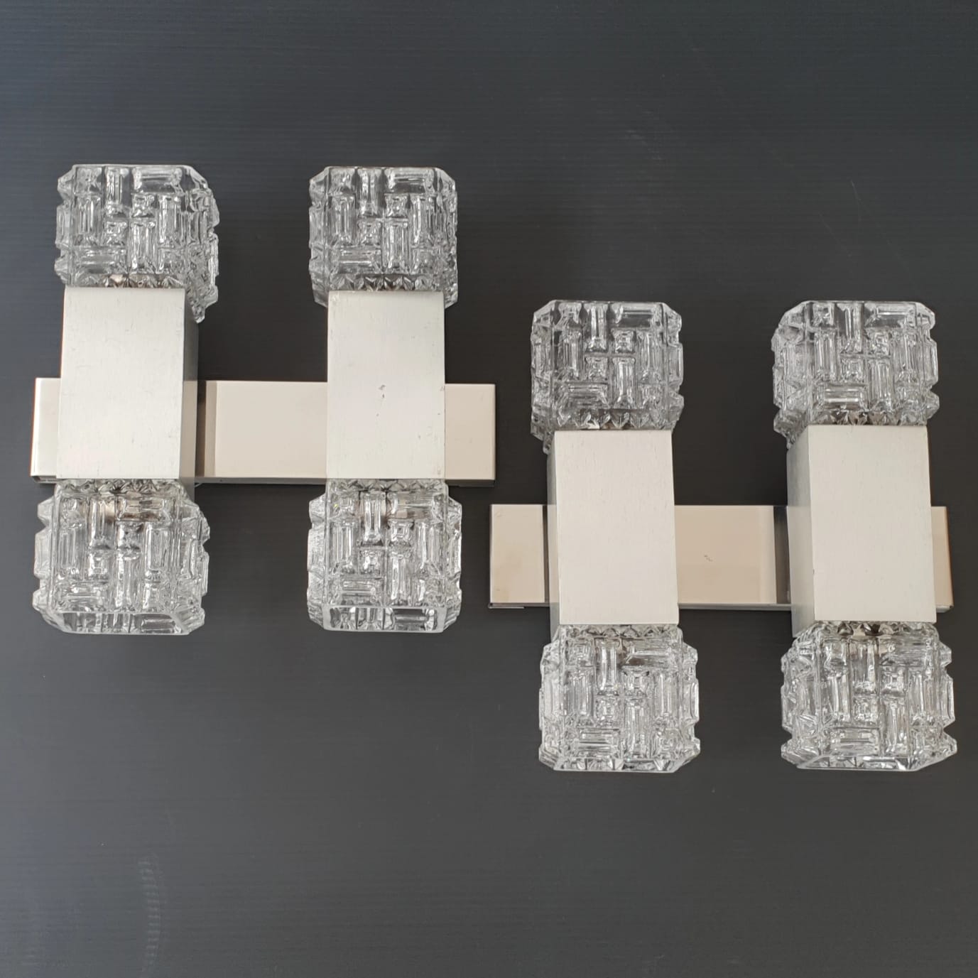 Pair of vintage wall lamps 1960