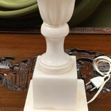 Table lamp. White marble.