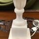 Table lamp. White marble.