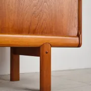 Teak sliding door enfilade by H.W. Klein, Denmark, 1960s