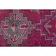 1970s Vintage Turkish Hand-Knotted Wool Cotton Purple Runner Rug 87x310