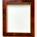 Antique Wooden  Frame intarsia borders 26.5 cm x 22.5  cm