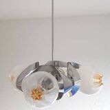 Mazzega Murano Space Age Chandelier 70s