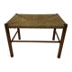 Vintage Stool Danish Papercord Rope Stool Mid Century Ottoman