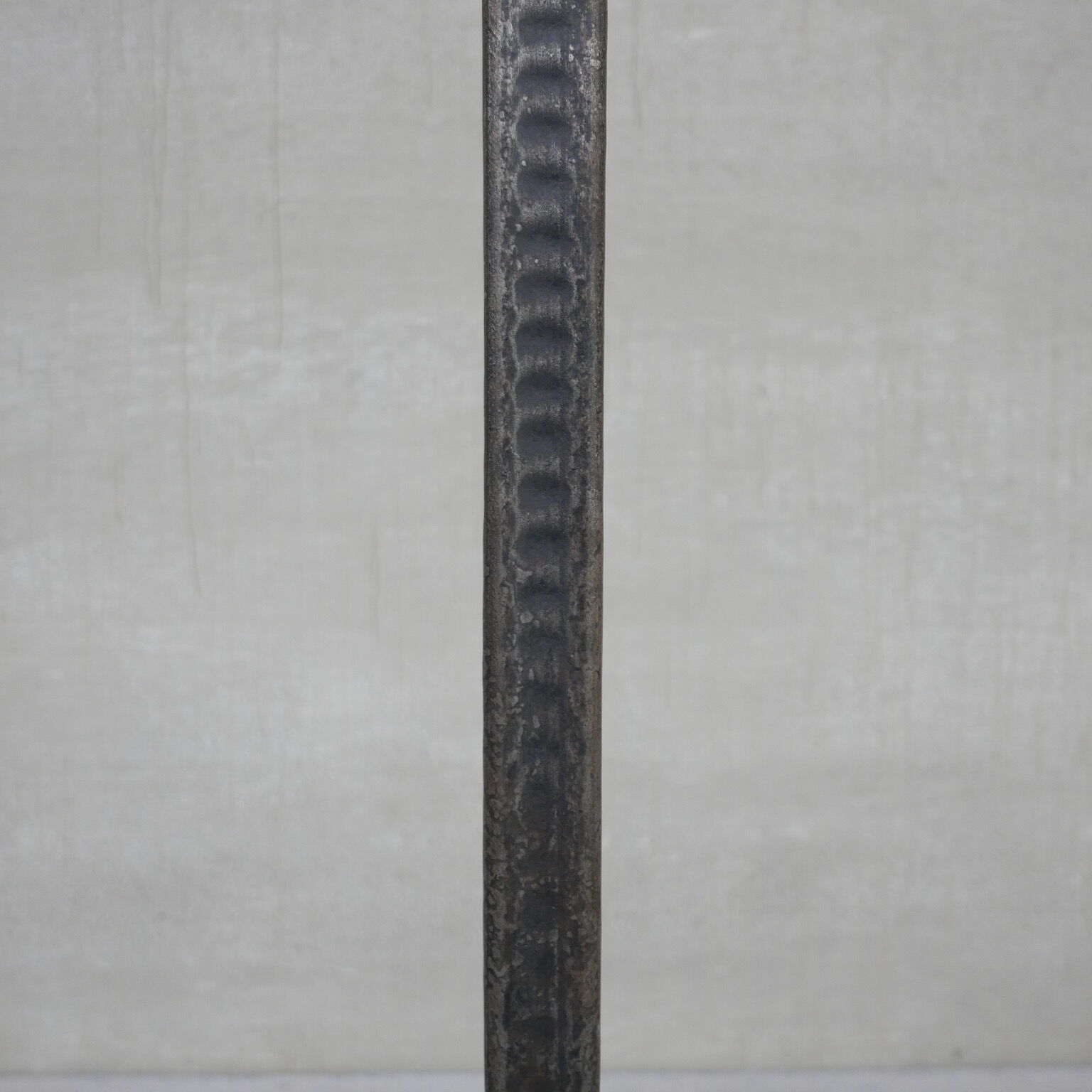 Brutalist Iron Belgium Mid-Century Floor Lamp