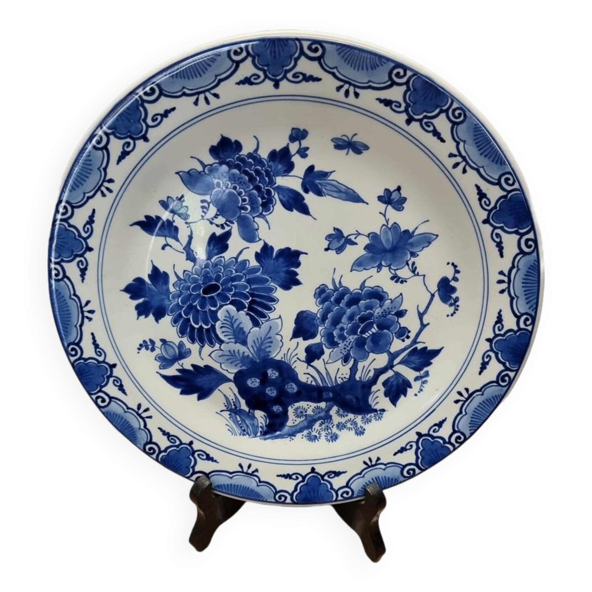 Dutch ceramic Wall Plate by The Porceleyne Fles From 1977