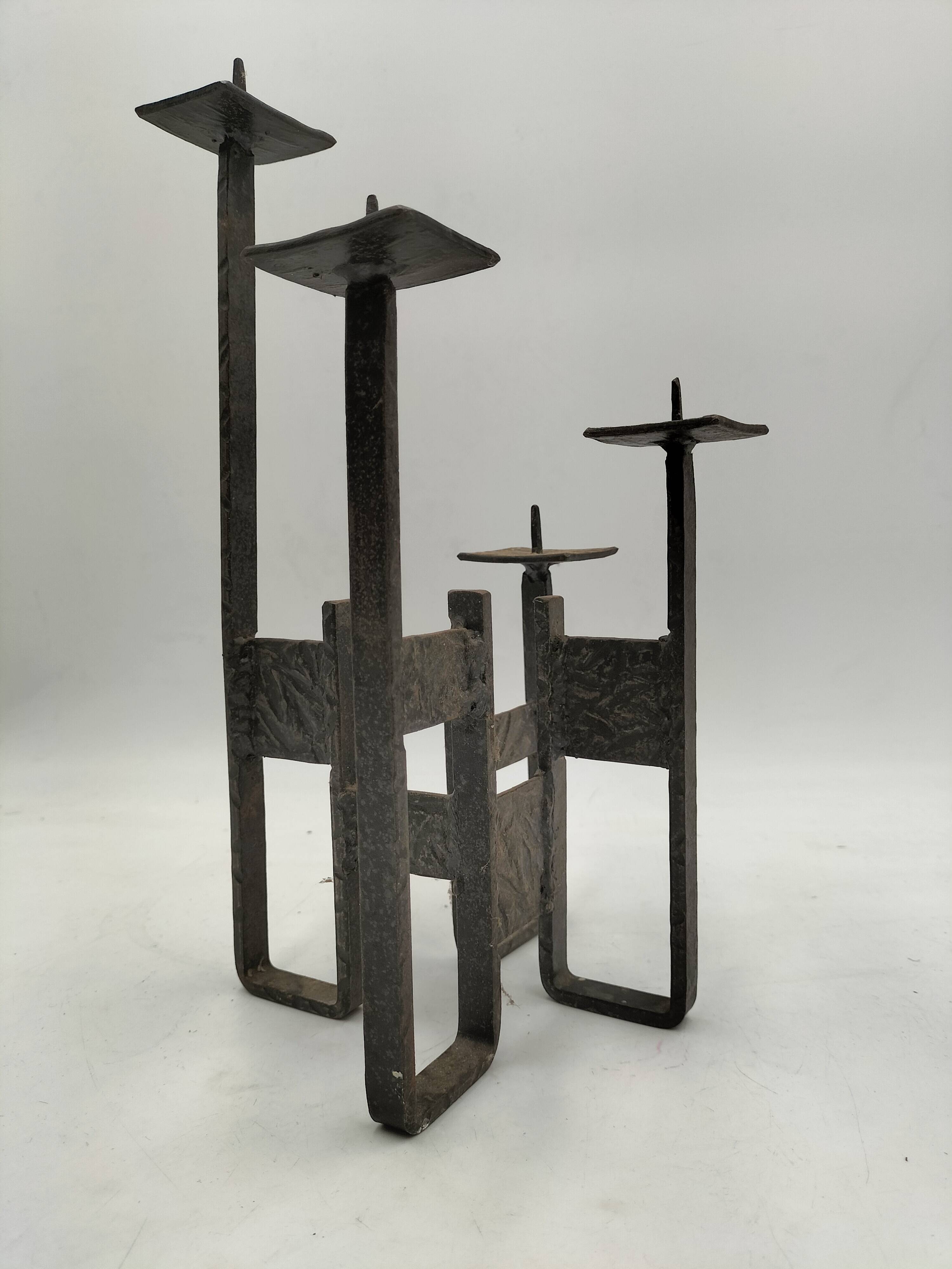 Brutalist candle holder