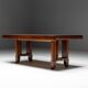 Table à manger en marqueterie Art Déco, France, années 1930