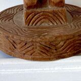 Wooden candle holder