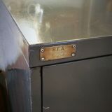 Meuble classeur en métal air métal années 50