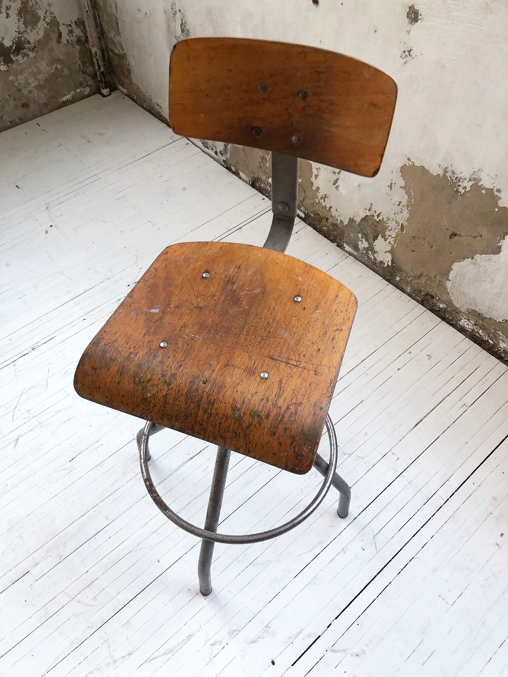 Pair high chairs industrial BAO workshop