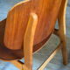 Danish vintage chairs by Borge Mogensen in teak.