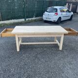 Solid oak farmhouse table