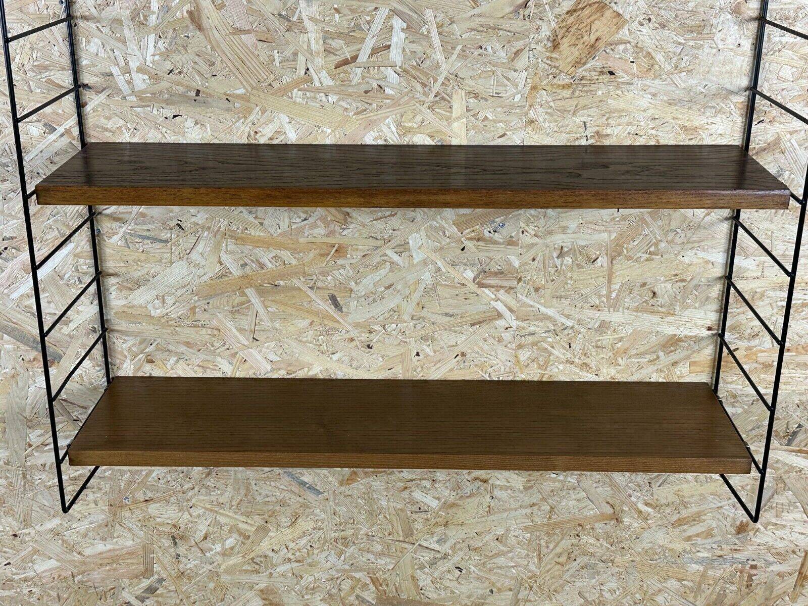 60s 70s oak string shelf module by Kajsa & Nils "Nisse" Strinning Sweden