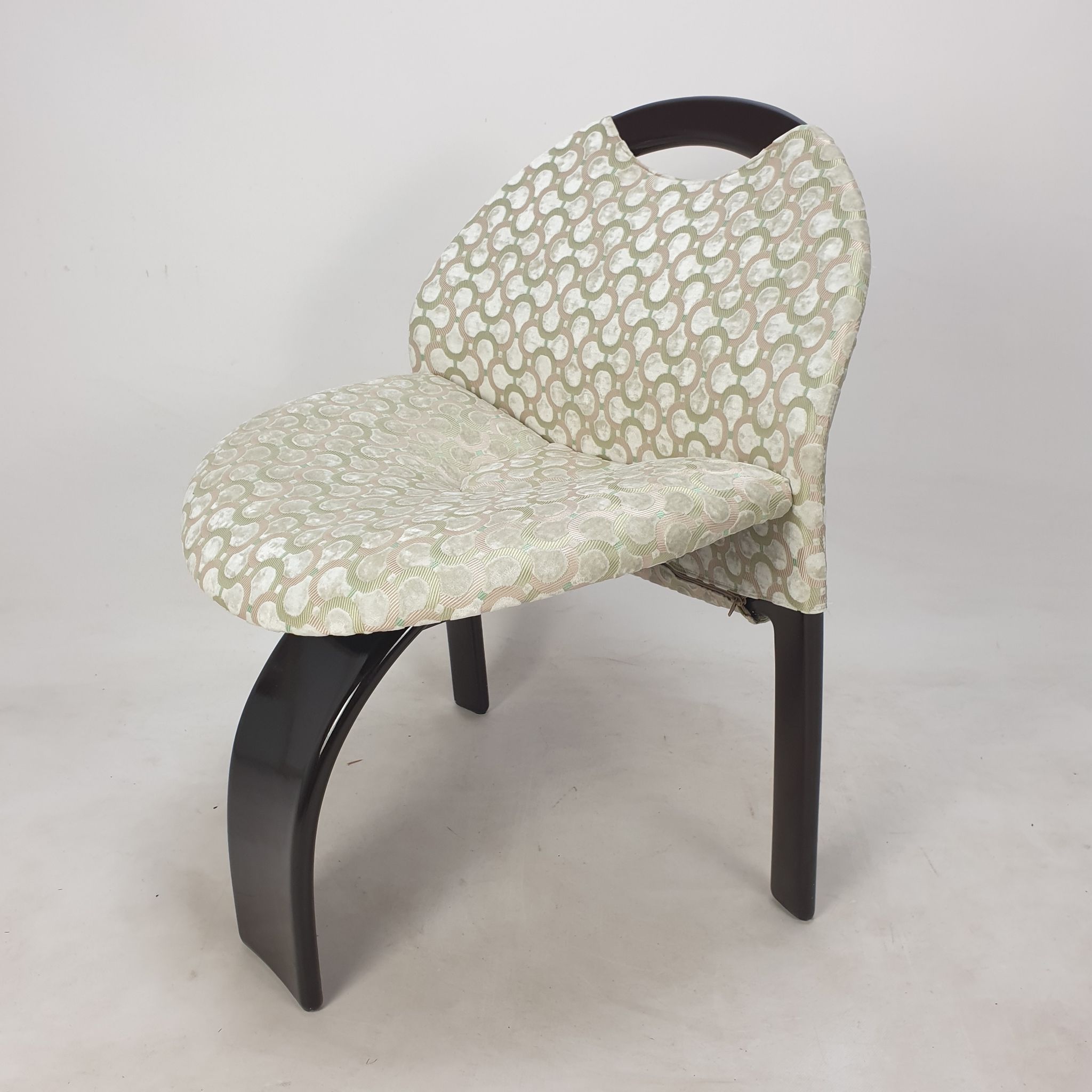 Ensemble de 4 chaises Giovanni Offredi Sail par Saporiti Italie 1973