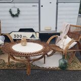 Ensemble de jardin en rotin