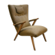 Zig Zag Chair taupe Scandinavian years 50/60